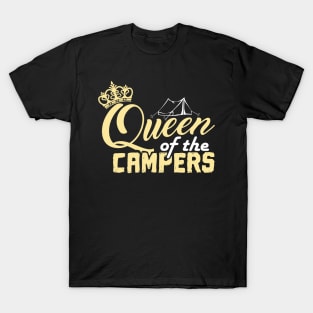 'Queen of the Camper' Awesome Camping Gift T-Shirt